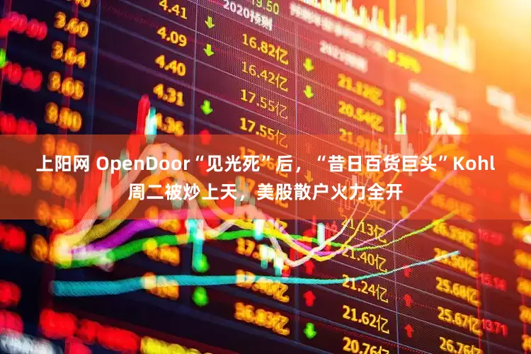 上阳网 OpenDoor“见光死”后，“昔日百货巨头”Kohl周二被炒上天，美股散户火力全开